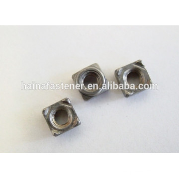 carbon steel Zinc Plated DIN928 Weld Nut, Square Weld Nut